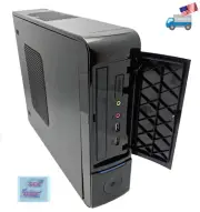 NEW Black Mini-ITX Media Center HTPC Slim Empty DIY Desktop/Tower PC Case