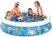 Jasonwell Inflatable Kids Kiddie Pool - Wading Pool for Toddler Durable Swimming