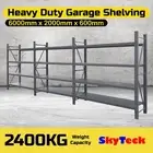 6M Metal Steel Garage Storage Warehouse Shelves Shelving Rack 2400kg 4-6020C