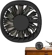 Car Vent Clip Fan | Portable Car Fan | Hot Weather Cooling Device with LED Lights for Vehicle Trucks, 3 Adjustable Wind Speeds