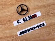 Mercedes Benz C63S SEDAN W205 Y2015-21 AMG Rear Star Emblem Badge Set