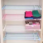 Extendable Wardrobe Storage Closet Organiser Shelf Cupboard Cabinet Divider Rack