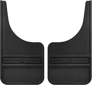 Husky Liners Universal Muddog Mud Flaps | Rubber Front Mud Flaps - 12" w/o Weight - Black | 55000