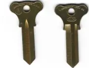 Ilco E1001 New Old Stock Uncut Key blank Corbin