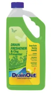 OUT Drain Cleaner & Odor Eliminator, Clog Preventer and Buildup Remover, Fres...
