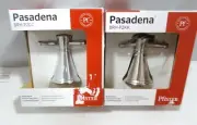 Pfister Pasadena Double Robe Hook in 1 Brushed Nickel 1Chrome Lot of 2