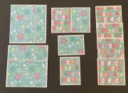 #2572 SNOWFLAKES & MITTENS SCRAPBOOK PAGE MAT SET JUNK JOURNAL EPHEMERA - TONYA