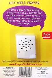 Inspirational 'Get Well Prayer' Spiritual Sound Module for Stuffed Toys NEW
