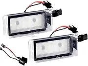 HUVNEXA 2x License Plate Light, for Buick, for Encore 2013-2018 For Enclave 2018-2019 For Verano 2012-2017 For La For Crosse 2010-2019 Car Number Plate Light