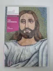 ANITA GOODESIGN MACHINE EMBROIDERY TILE WALL HANGING ASCENSION JESUS CHRIST GOD