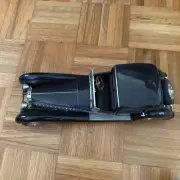 Black Car 1931 Bugatti Metal Moving Display Car Longer Than A Foot
