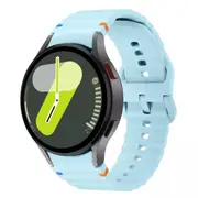 Light Blue For Samsung Galaxy Watch 7 6 5 4 FE 40mm 44mm Sport Silicone Watch Band Strap Au