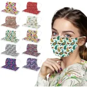 Adult Anti-Pollution Protective Fabric Dirt 3 layer Mask 100 Pack