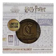 Harry Potter Limited Edition Gryffindor Captain Badge Medallion