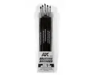 AK Interactive Silicone Brushes Hard Tip Medium Size