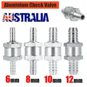 6/8/10/12mm Aluminum One-way Non-return Check Valve Fuel Water/Gas/Air Vacuum