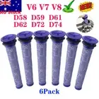6Pack Filter For Dyson DC58 DC59 V6 V7 V8 Absolute Animal Origin Vacuum Cleaners