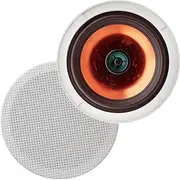 Ceiling Speakers Compatible with Bluetooth, 300 Watts, 6.5 Inch Flush Mount in-Wall, 2-Way Universal Home Speakers, 7.6 Inch Cutout Diameter, 1 Pair