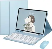 Protective case For Galaxy Tab S6 Lite 10.4" 2022/2020, with mouse keyboard Cape Green