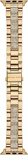 Michael Kors Band for Apple Watch; Stainless Steel Smart Watch Bands for Women; Compatible with Apple Watch 38mm, 40mm, 41mm