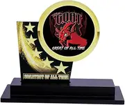 noblehead Goat Trophy Award | G.O.A.T Greatest of All Time Trophy | Funny Trophy Award with Option for Custom Plate - Appreciation Gift for Boss, Coworker, Friend - League Champion Award Winner