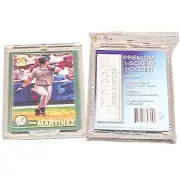 100 Pro One 1 Screw 35-pt Ultra-Clear Reg. Baseball Sports Card SCREWDOWN HOLDER