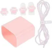 [BUTIFULSIC] 1 Set power adapter accessory wear-resistant power adapter cover delicate charger sleeve Fashion Reducing sleeve comfortable decorative power adapter protector