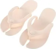 [LIFKOME] Folding Slippers for Women Beach Spa Sandals Lightweight Portable Non-slip Sole for Hotel Gym Travel