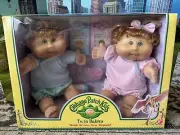 Cabbage Patch Twin Girls Babies Kid Doll Nib
