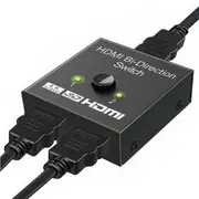 2 In 1 In Out UHD 4K Bi Direction Hub HDMI 2.0 Switcher Splitter Hub HDCP 3D