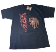 VTG 2000s Star Wars Sith Lord Darth Maul T-Shirt Black Sz XL New NOS NWT