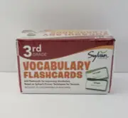 Sylvan 3rd Grade Vocabulary Flashcards Home School Tutor Study Teaching Aid