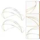 2 Pcs Headband Headdress Miss Woman Crown for Crafts Circlet Base