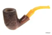 Santambrogio sandblast - Fancy Bent Billiard