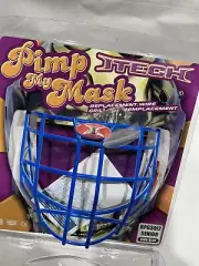 Itech SR Ice Roller Hockey Goalie Cage PIMP MY MASK RP630i2 NEW Royal Blue