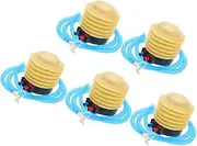 Outanaya 5pcs Board Inflatable Pump Foot Pump for Air Mattresses Balloons Pools Toys Manual Air Quick Deflation