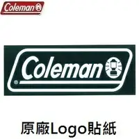 在飛比找樂天市場購物網優惠-[ Coleman ] 原廠Logo貼紙 黑 L / CM-