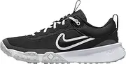 [Nike] Air Diamond Varsity Turf nkDZ0502 002 Men's Baseball Shoes (Black/Iron Grey/Pure Platinum/White, US Footwear Size System, Adult, Men, Numeric, Medium, 9.5)