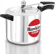 Hawkins Classic Pressure Cooker, Silver, HawCL65 6.5-Liter