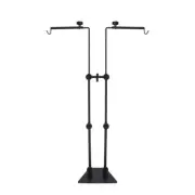 Abu I Pet Adjustable Floor Light Lamp Holder 2 Hooks Hanger for Reptiles