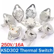 KSD302 Thermal Switch Temperature Switch Closer Opener 40-180°C Thermostat