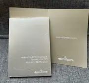 Jaeger Lecoultre Reverso Duetto Classique Instructions Year 04/2010 With G Paper
