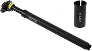 Bike Suspension Seat Posts,Bike Seat Tube 27.2MM,28.6MM,30.0MM,30.4MM,30.8MM,30.9MM,31.6MM,31.8MM,33.9MM * 350MM,Aluminum Seatpost for Mountain Bikes and City Bikes Black,28.6MM