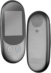 Smart Voice Translator Device 40 Languages 2.4 Inch Touchscreen Rechargeable F1A with Camera (Color : Black) Hello Yearn for FANDIAO