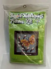 Bead Needlepoint 1976 Walco Embroidery Kit 1512 Springtime Sealed Vintage