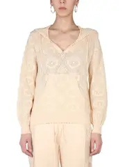 [Moschino] Moschino-Summer 70'S Sweatshirt-Donna 42