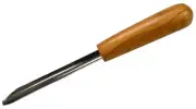 Spatula Scoop with Wooden Handle, 10" - Stainless Steel - Eisco Labs