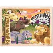 24pc Melissa & Doug African Plains Jigsaw Kids/Childrens Interactive Play Toy 3+