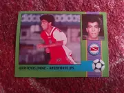 Collectible stickers of the great Argentine soccer player Jorge Quintetos