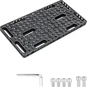 INNOREL CP10 Multi-Functional Cheese Plate with 1/4" & 3/8" Threads, Switching Mounting Plate with Built-in ARRI Locating Holes for Camera and Tripod